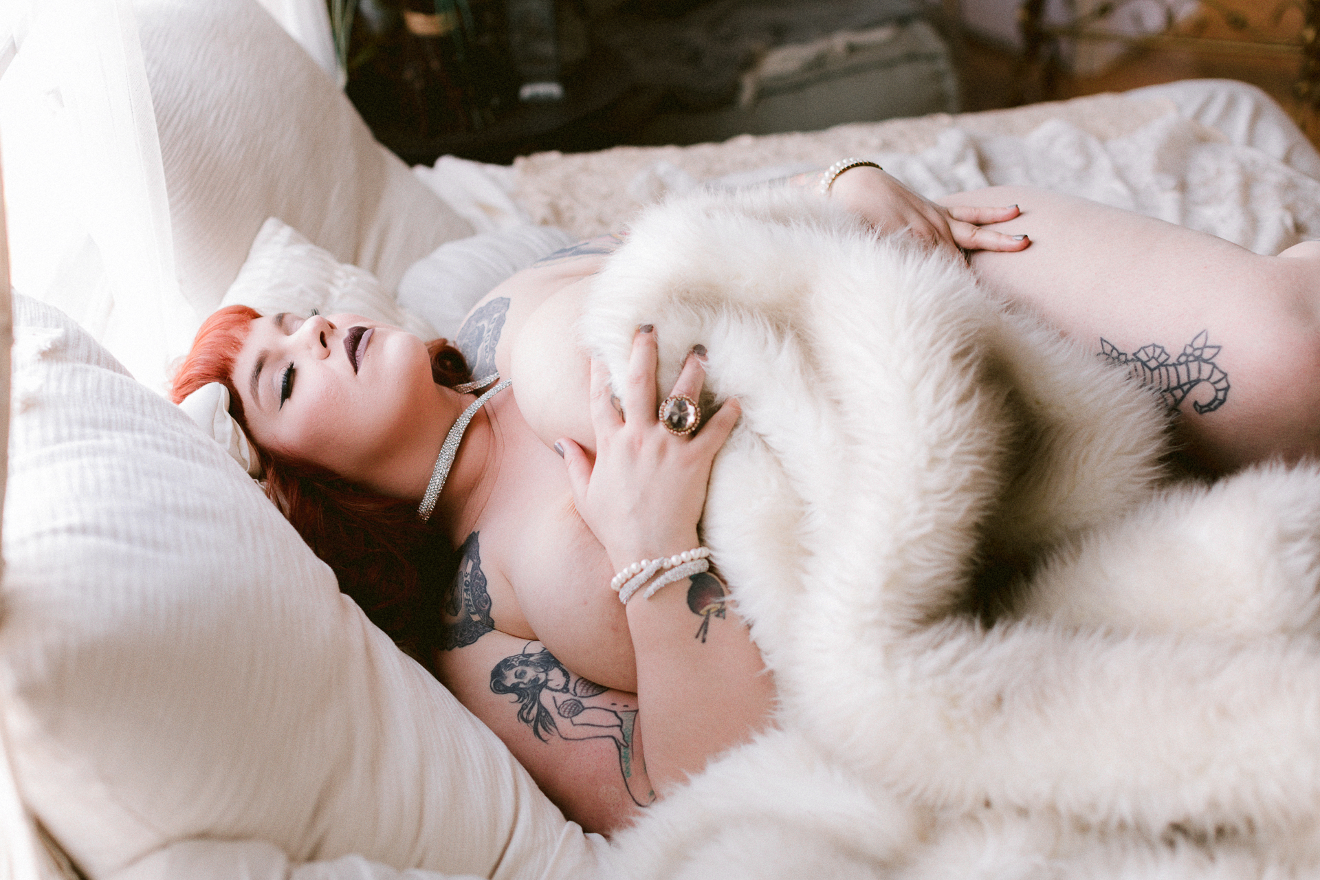 Plus size boudoir photography in the san francisco bay area